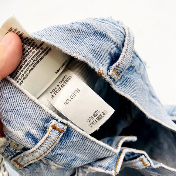 AGOLDE high rise Dee Shorts in Digit - Picture 7 of 7